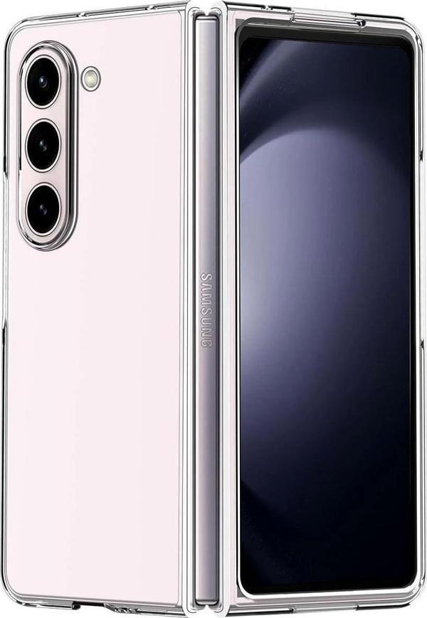 Samsung Galaxy Z Fold 6 Kılıf Şeffaf Sert - Image 1