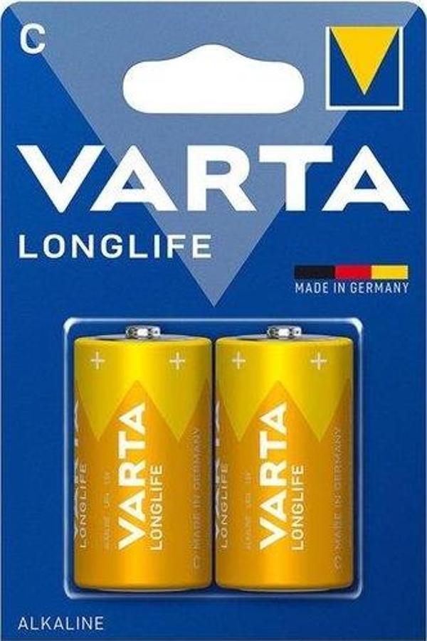 Varta Longlife 2'li C Boy Alkalin Pil - Image 1
