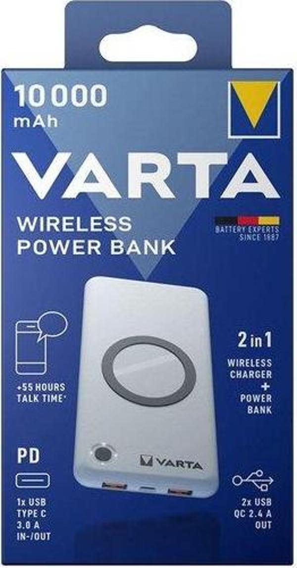 Varta Wireless Powerbank 10.000Mah - Image 1