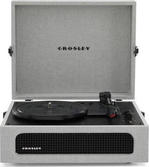 Crosley Voyager-2 Way Bluetooth Pikap Gri - Image 1