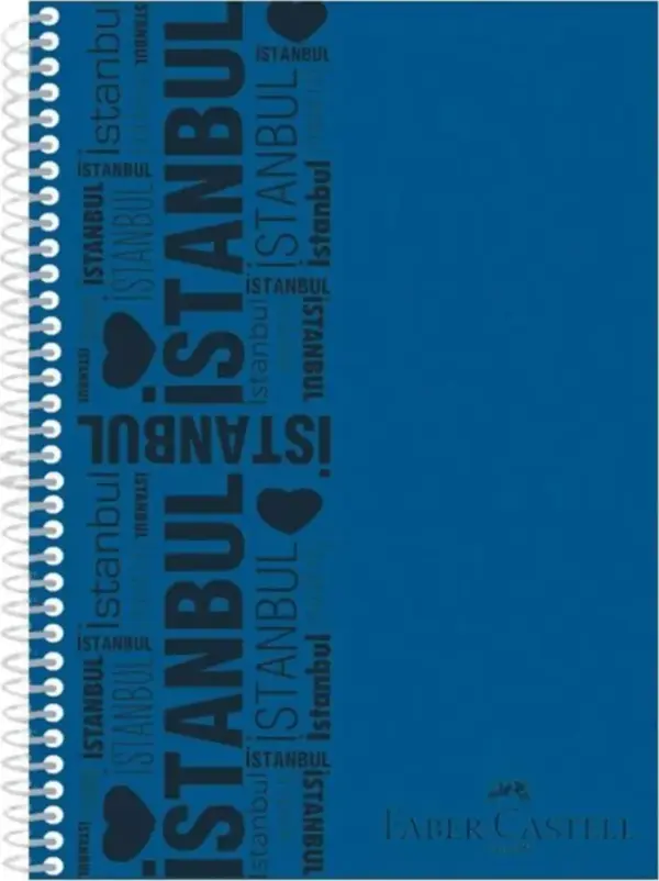 Faber Castell Urban A4 80yp Asortili Spiralli Not Defteri Düz / C17 - Image 1