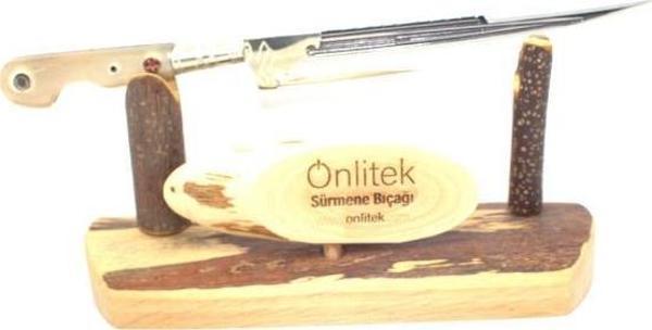 Sürmene El Yapımı Yaban Koç Boynuzu Koleksiyonu Dekoratif Çakı SRM9000 - Image 1