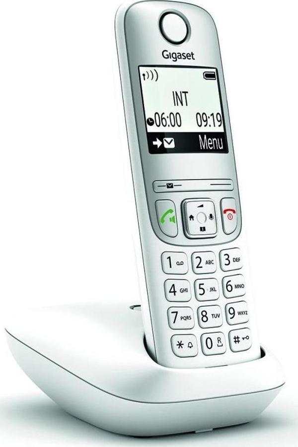 GIGASET A690, Dect Telefon, Beyaz, 14 Saat Konuşma, 180 Saat Bekleme, 100 Kişilik Rehber - Image 1