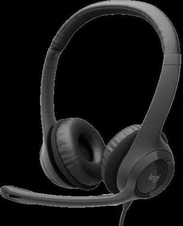 LOGITECH H390, 981-000406, USB, Çağrı Merkezi, Ofis, Toplantı, Konuşmacı Tipi, Microfonlu Kulaklık - Image 1