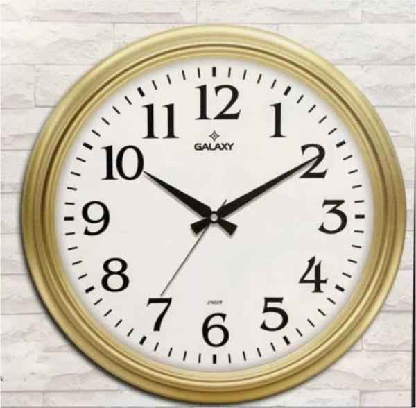 Dekoratif Duvar Saati Gold 46 CM - Image 1