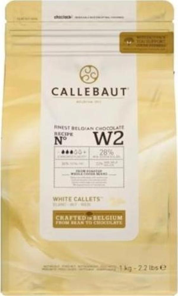 Callebaut Beyaz Damla Kuvertür Çikolata 1 kg - Image 1
