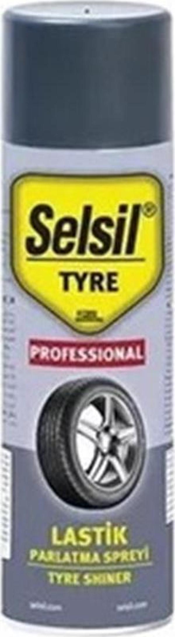 Selsil Lastik Parlatma Spreyi 500ml Tas-018 - Image 1