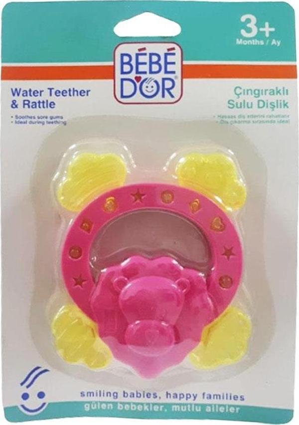 Bebedor Çıngıraklı Sulu Dişlik 518 Pembe - Image 1