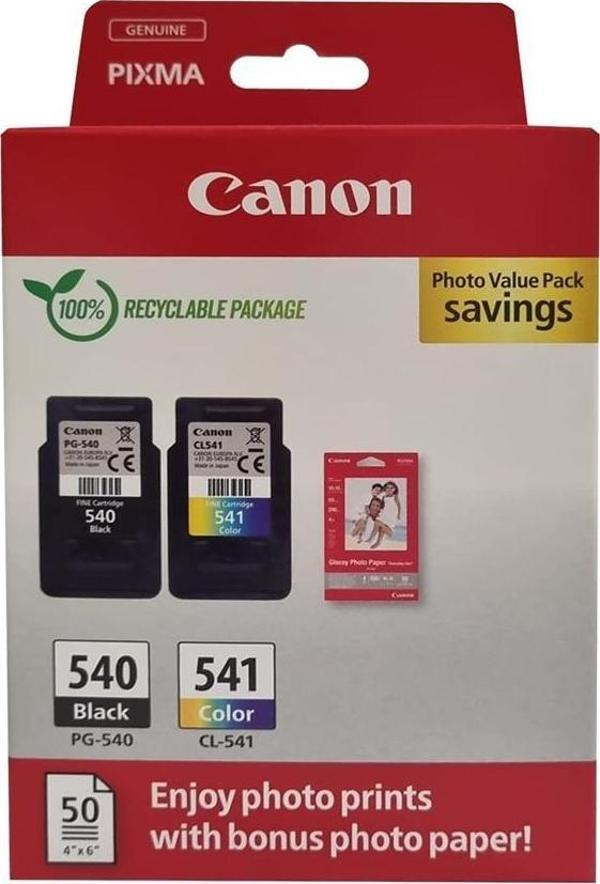 Canon PG-540 CL-541 Photo Value Multipack 2'li Mürekkep Kartuş - Image 1