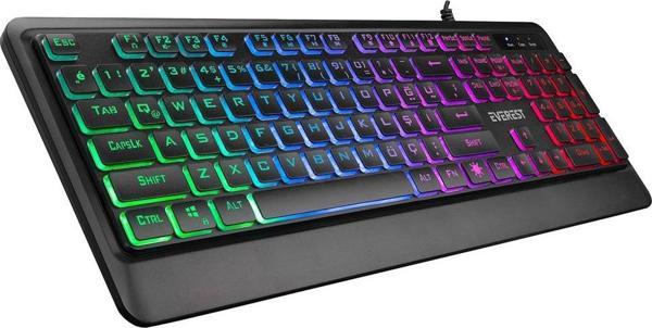 Everest KB-R59 FORZA Siyah Usb Rainbow Backlight klavye - Image 1