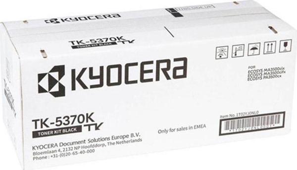 Kyocera TK-5370K Black Siyah Orjinal Fotokopi Toneri Ecosys MA3500cix - MA3500cifx 7.000 Sayfa - Image 1