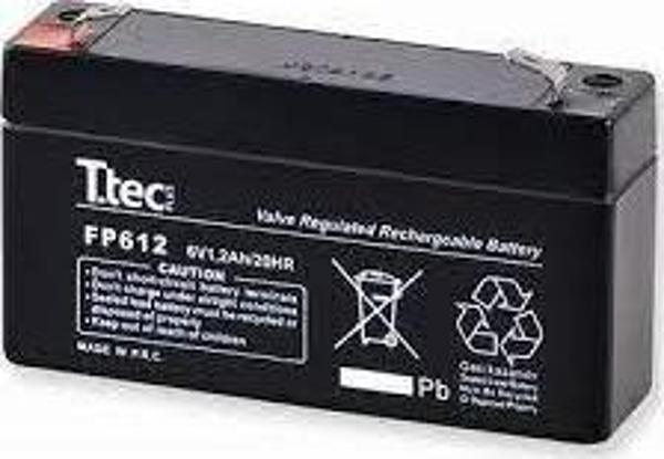 Ttec 6V 1.3AH Bakımsız Kuru Akü - Image 1
