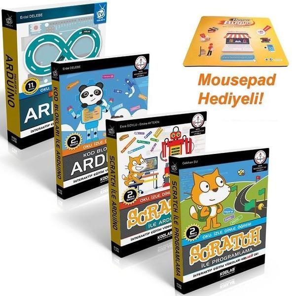 Scratch ile Arduino Eğitim Seti-4 Kitap Takım - Kodlab - Image 1