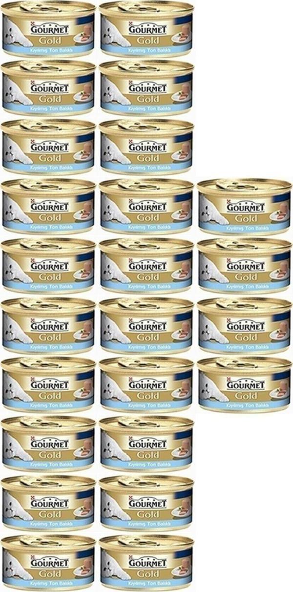 Gourmet Gold Kıyılmış Ton Balıklı Kedi Konservesi 24x85gr - Image 1