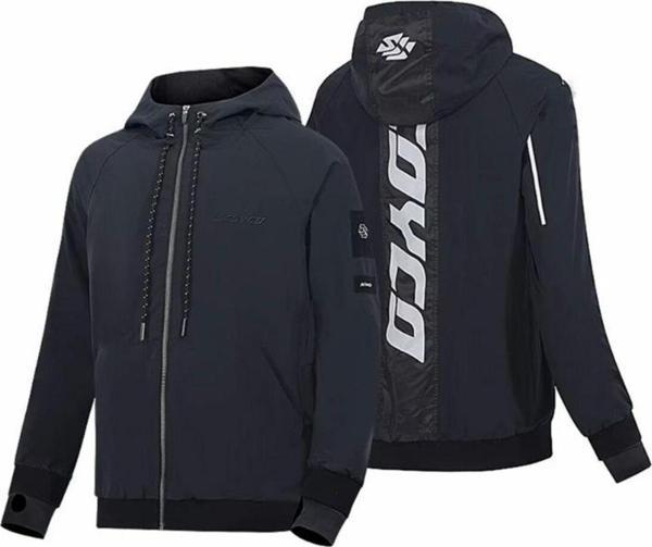 Motoanl Motosiklet Ve Bisiklet Korumalı Jacket Yağmurluk Polyester Stopwater Sertifika Korumalı Mont Black - Image 1