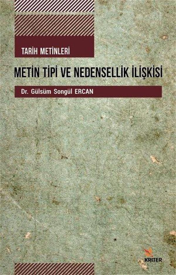 Tarih Metinleri-Metin Tipi ve Nedensellik İlişkisi - Kriter - Image 1