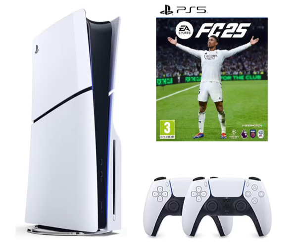 Sony Playstation 5 1 TB Slim Cd Edition Konsol 2. Ps5 Kol Ps5 FC 25 Oyun - Image 1