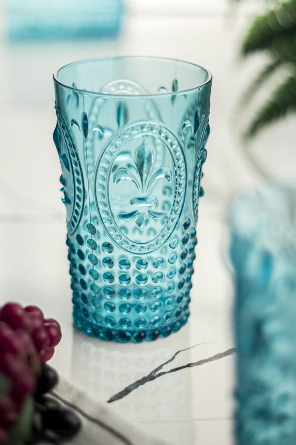 Akrilik Aquamarin Tekli Uzun Bardak & Su Meşrubat Bardağı 750 ml ( Büyük Boy & Cam Değildir ) - Image 1
