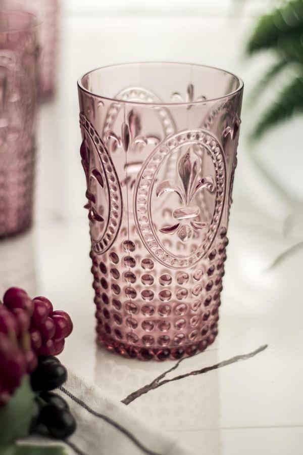 Akrilik Mürdüm Tekli Uzun Bardak & Su Meşrubat Bardağı 750 ml ( Büyük Boy & Cam Değildir ) - Image 1