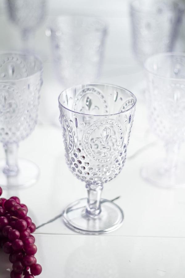 Akrilik Şeffaf Tekli Kadeh & Su Meşrubat Kahve Yanı Bardağı 450 ml ( Cam Değildir ) - Image 1