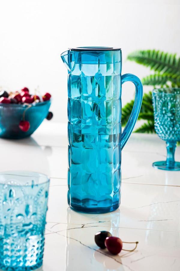Arkilik Allegra 1,5 Lt Aquamarin Sürahi (Buzdolabı Kapak Rafına Sığar) - Image 1