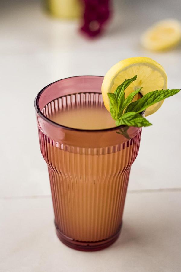 Akrilik Mürdüm 6'lı Uzun Bardak & Su Meşrubat Bardağı 400 ml ( Cam Değildir ) - Image 1