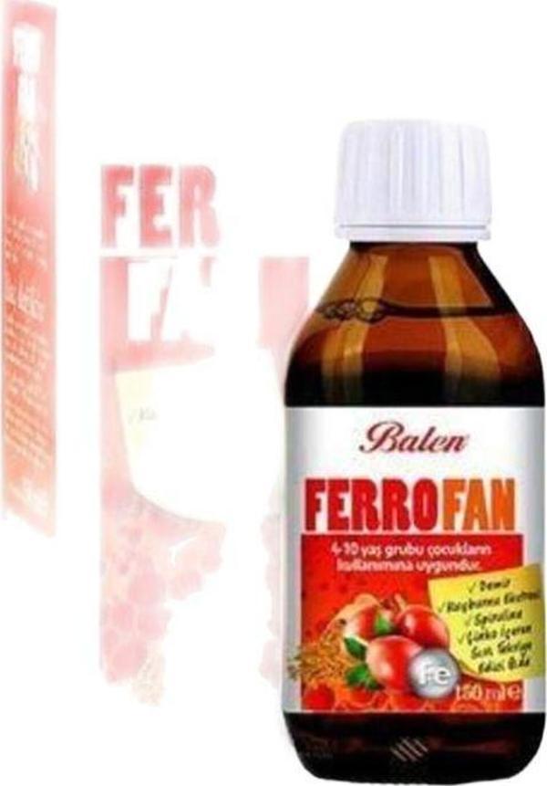 Balen Ferrofan Demir Kuşburnu Eks Spirulina Çinko Içeren Şurup 150 Ml - Image 1