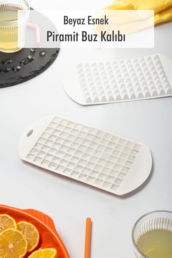 Beyaz Piramit Buz Kalıbı(13*24*2 cm)  - Image 1
