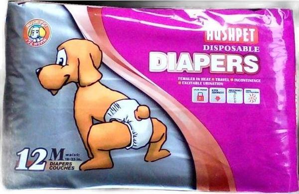 Hushpet Ultra Emici Köpek Çiş Pedi M Beden 12'Li - Image 1