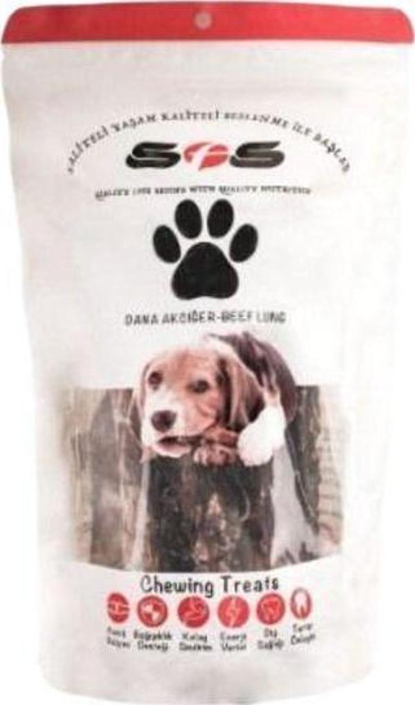 SFS Dana Akciğeri Köpek Ödülü Kurutulmuş 100 Gr - Image 1