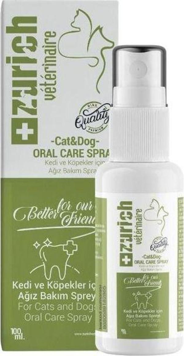 Zurich Kedi Köpek Ağız Bakım Spreyi 100 Ml - Image 1