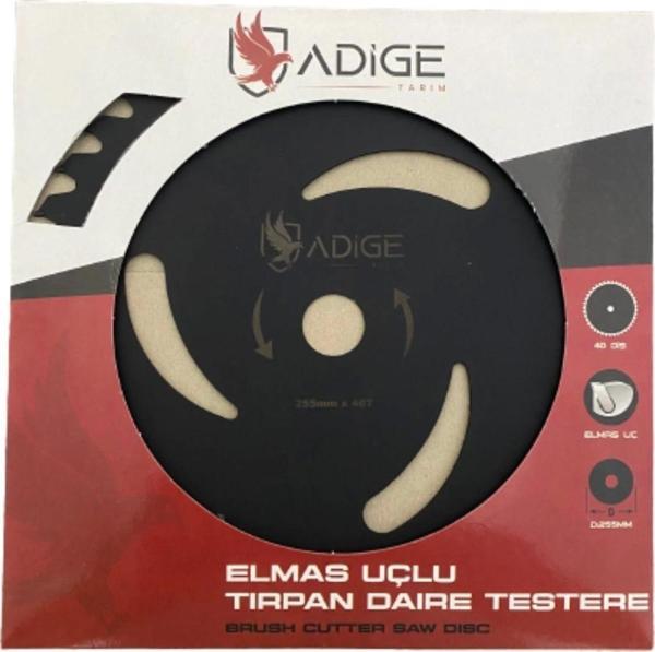 Adige Elmas Uçlu Daire Testere 255mm X 40T (460 Gr) - Image 1