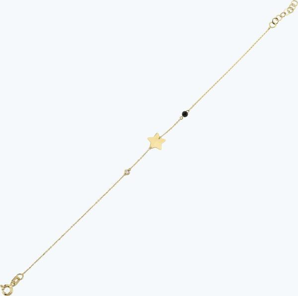 Pırlanta Spinel Taşlı Yıldız Bileklik - Image 1