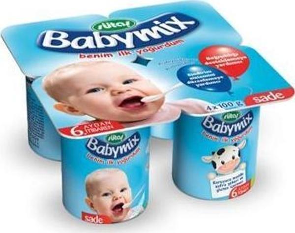Sütaş Babymix Sade 4x100 g - Image 1