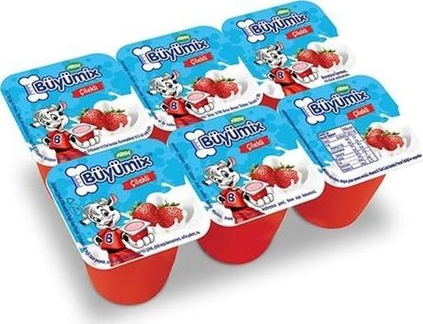 Sütaş Büyümix Çilekli 6x40 g - Image 1