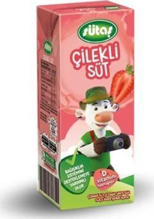 Sütaş Çilekli Süt 200 ml - Image 1