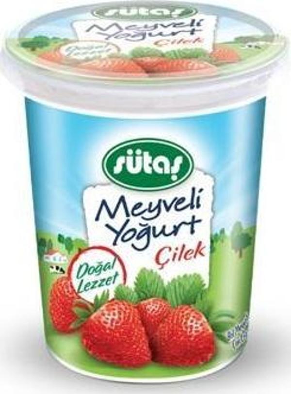 Sütaş Çilekli Yoğurt 500 g - Image 1