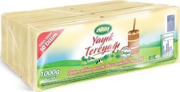 Sütaş Dilimli Yayık Tereyağı 1000 g - Image 1