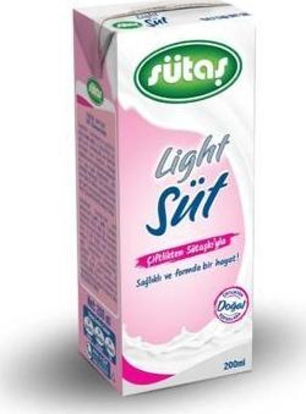 Sütaş Light Süt 200 ml - Image 1