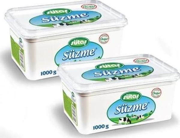 Sütaş Süzme 1000 g x 2 adet - Image 1