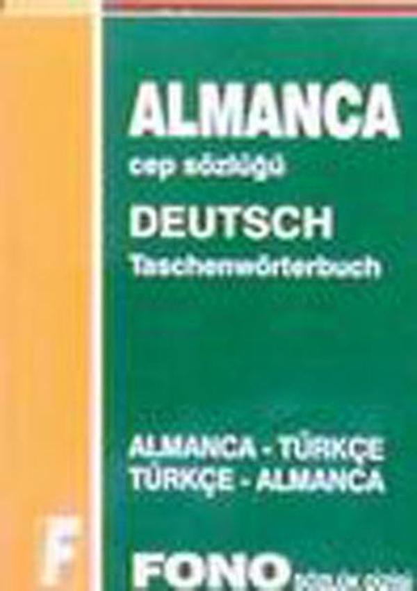 Almanca/Türkçe - Türkçe/Almanca Cep Sözlüğü - Fono Yayınları - Image 1
