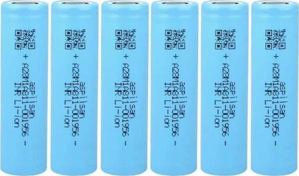 ASPİLSAN Aspilsan Inr18650A28 - 3.7V 2800 Mah Li-İon Şarjlı Pil - 25A 6'Lı Paket - Image 1