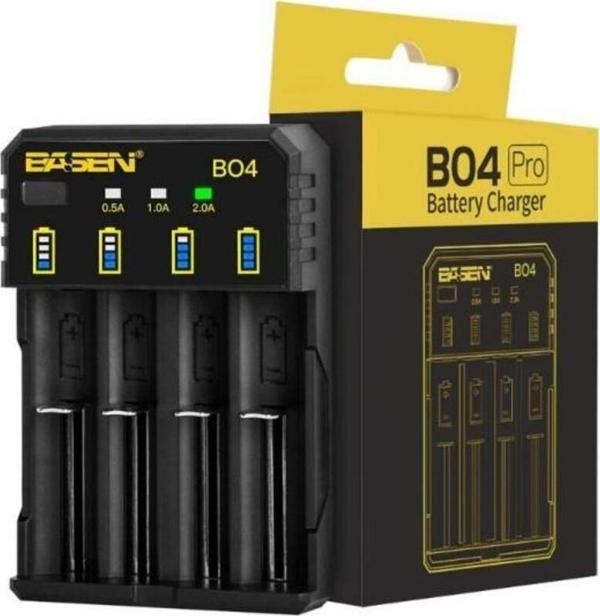 electroon Basen Bo-4 Pro Li-Ion / Ni-Cd / Ni-Mh Akıllı Pil Şarj Aleti - Image 1