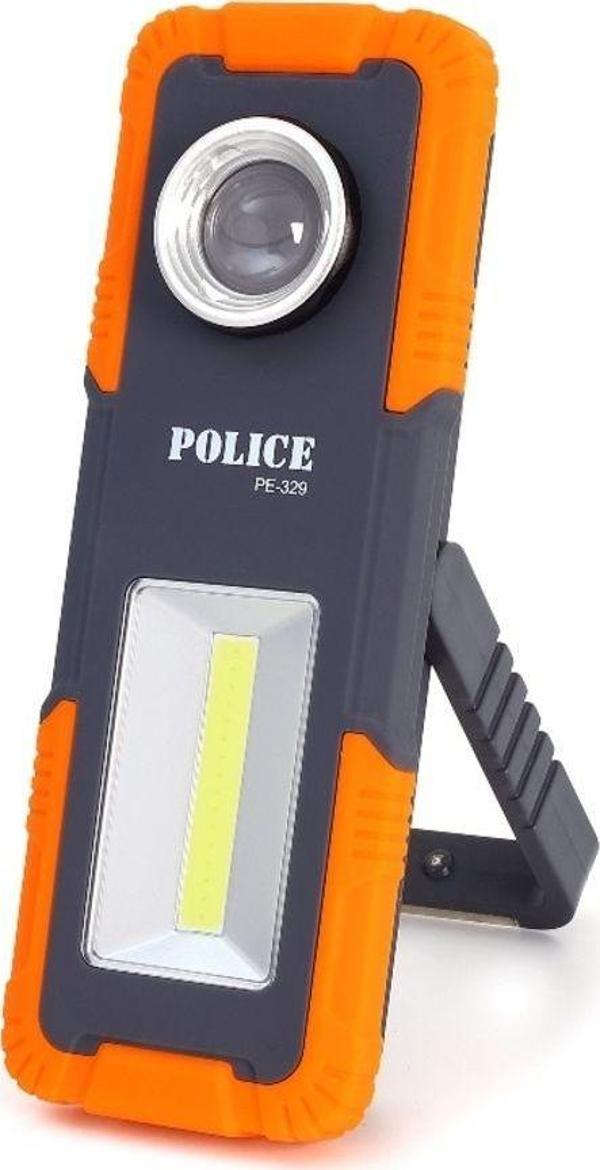 Police Pe-329 Mıknatıslı Tamirci Şarjlı El Feneri - Image 1