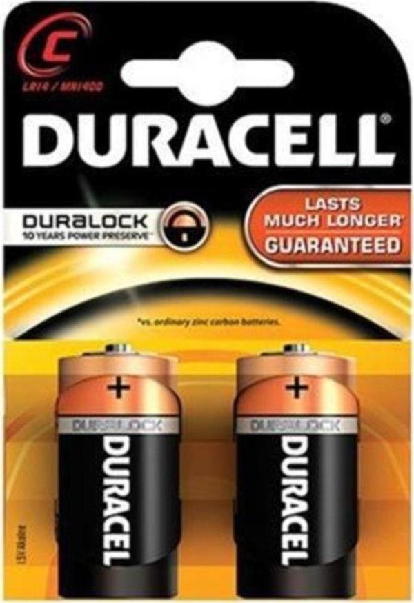Samur Transformacion Duracell C Orta Boy Pil 2'Li Paket 661053 - Image 1
