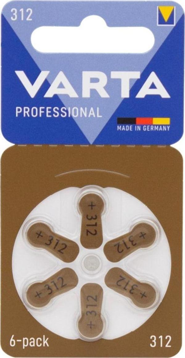 Verta Varta 312 No Kulaklık Pili 6Lı Paket - Image 1