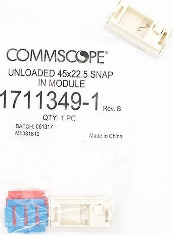 FACE PLATE 22,5 X 45 1711349-1 (10 'LU PAKET) - Image 1