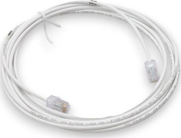 PATCH CORD  UTP CAT6 3 MT SLIM WHITE  (08F010) - Image 1