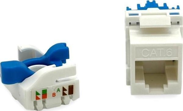 KEYSTONE JACK UTP CAT6 180 D ÇEVİRMELİ (10'LU PAKET) - Image 1