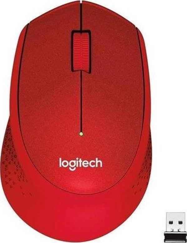 Logitech M330 Silent Mouse-Red - Image 1